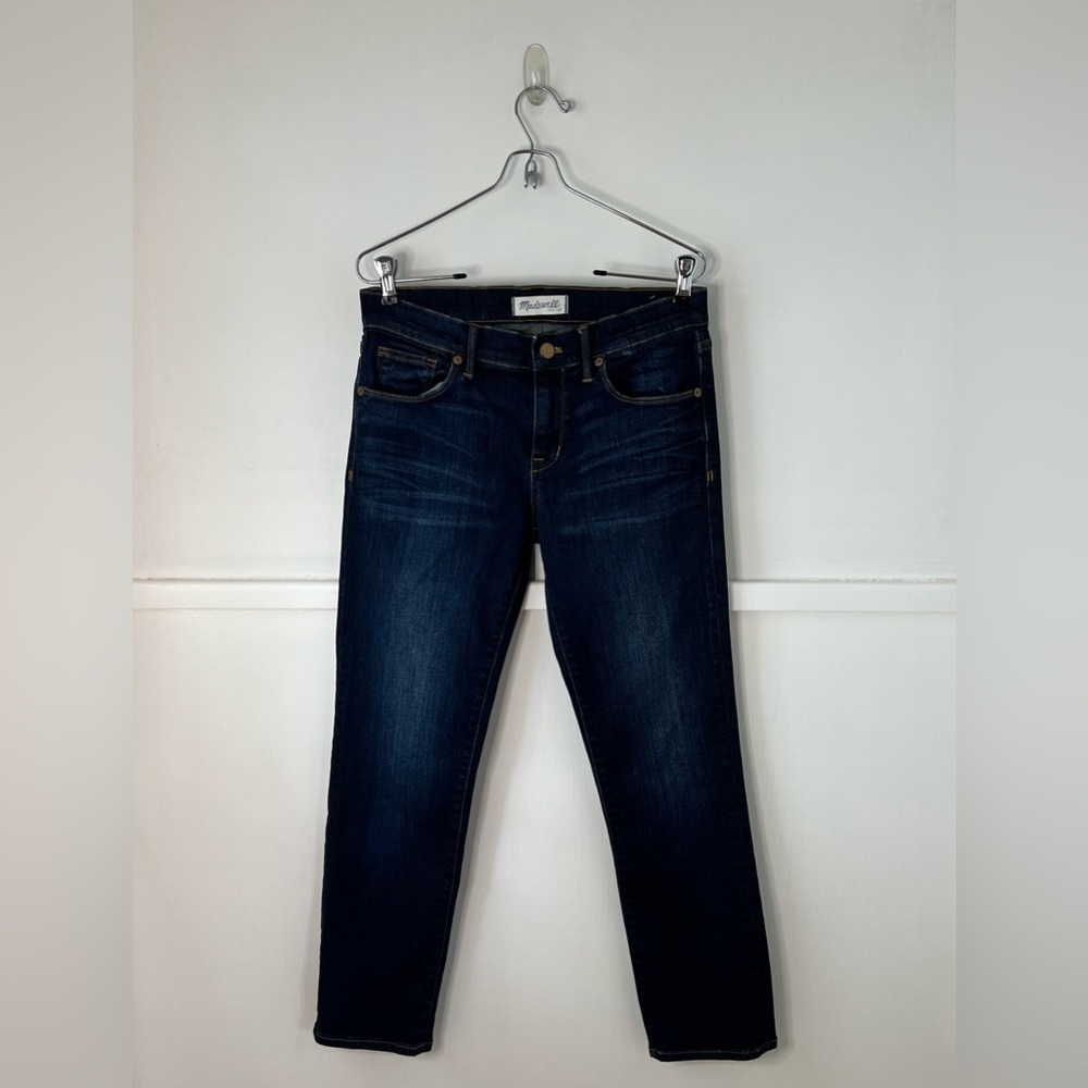 Madewell Dark Wash Straight Leg Jeans